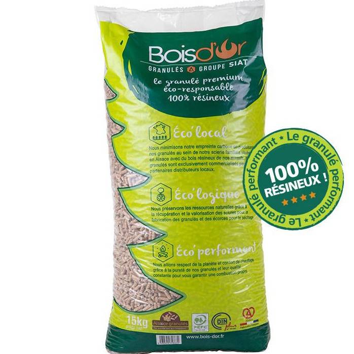 granulés bois d'or